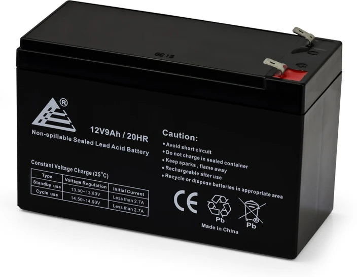 12V  9Ah  Sealed Lead Acid Rechargeable Maintenance-Free  high quality Battery ideal for ride-on toys